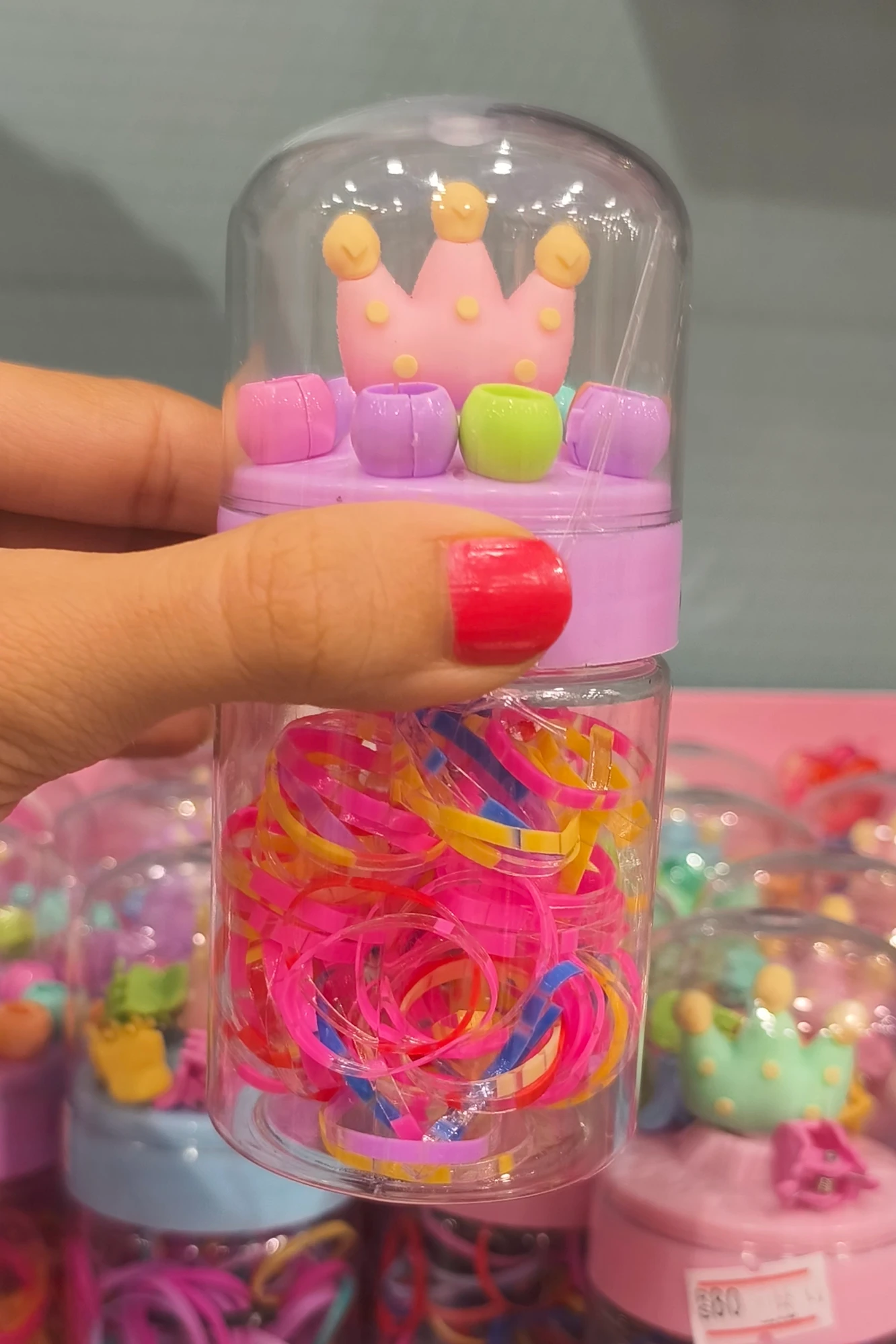 PINK CROWN BOTTLE (A19)
