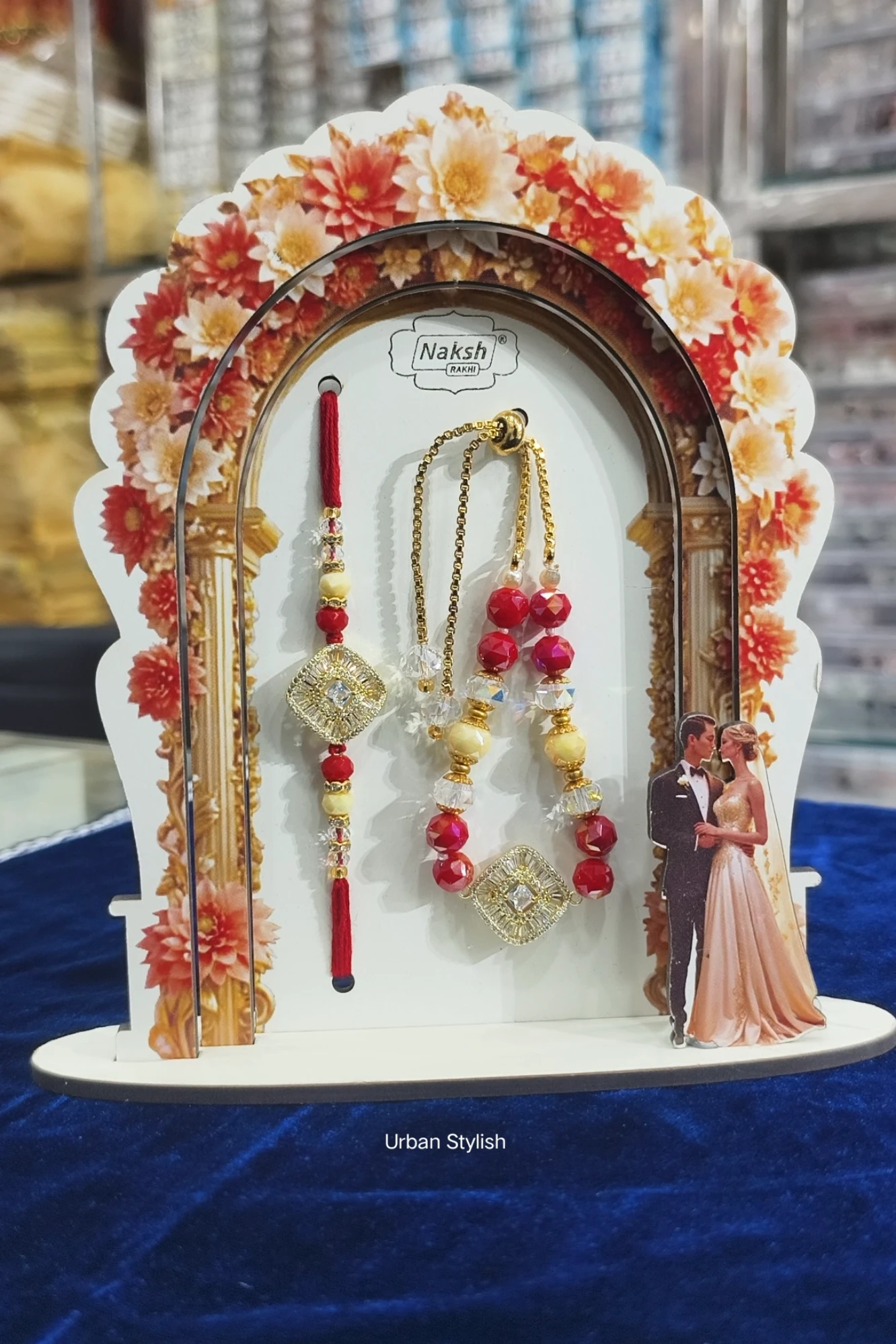 AMINA RED BHAI BHABHI RAKHI (9904)