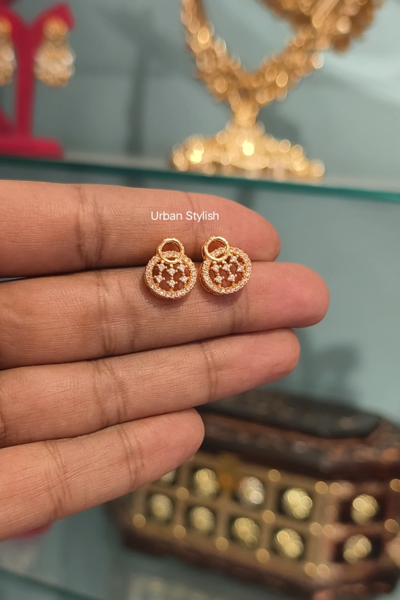 ZAIRA AMERICAN DIAMOND STUDS
