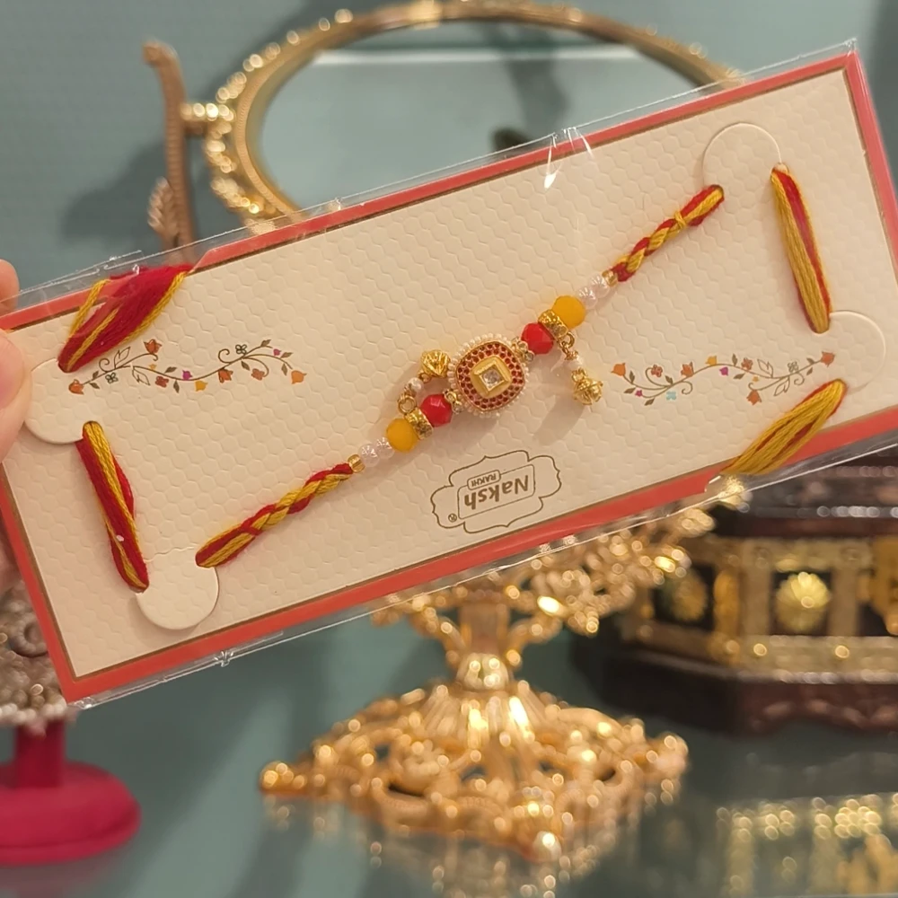 AMREEN RED YELLOW LUMBA  RAKHI A38