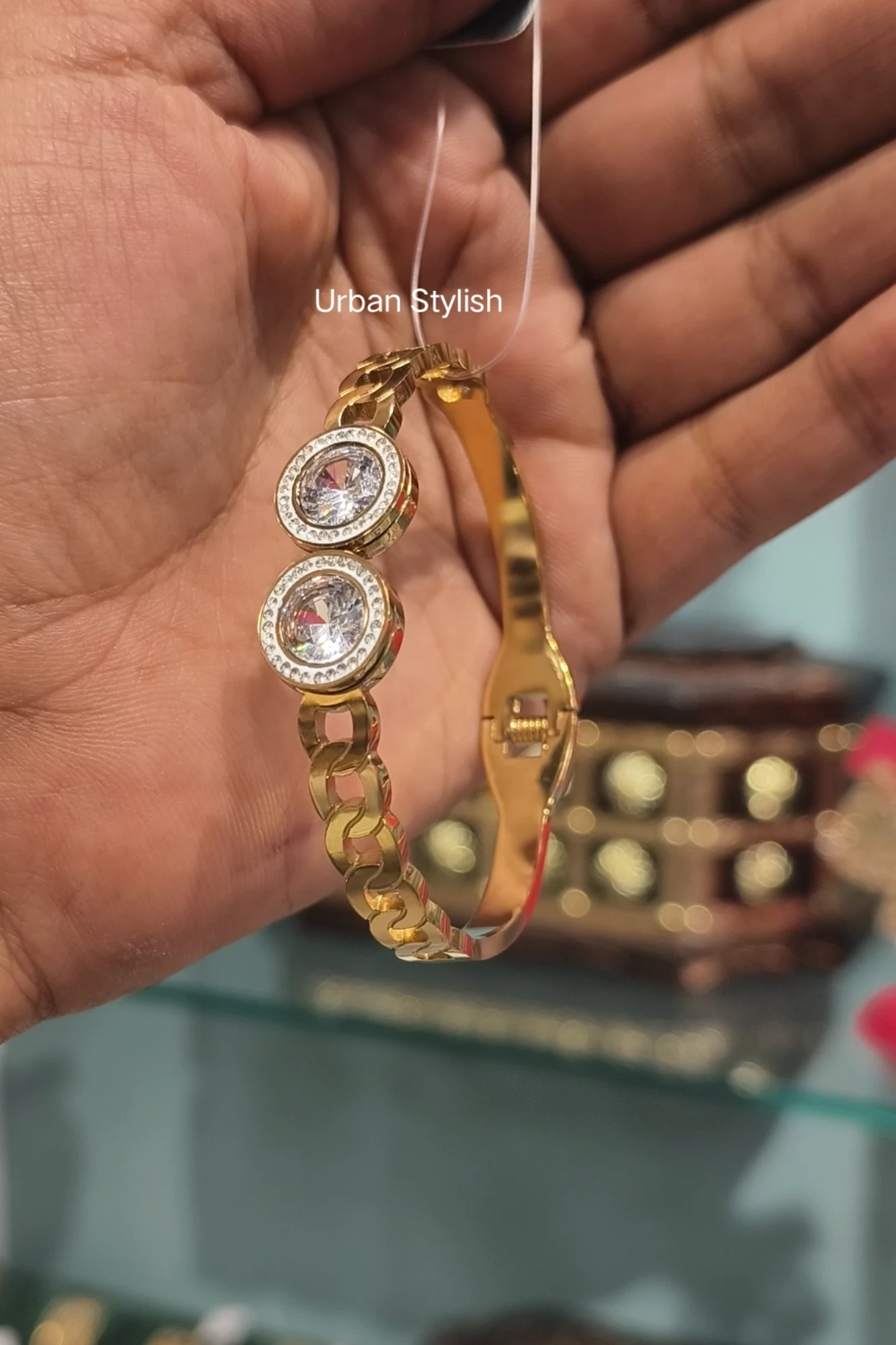 IDRIS STAINLESS STEEL ADJUSTABLE BRACELET
