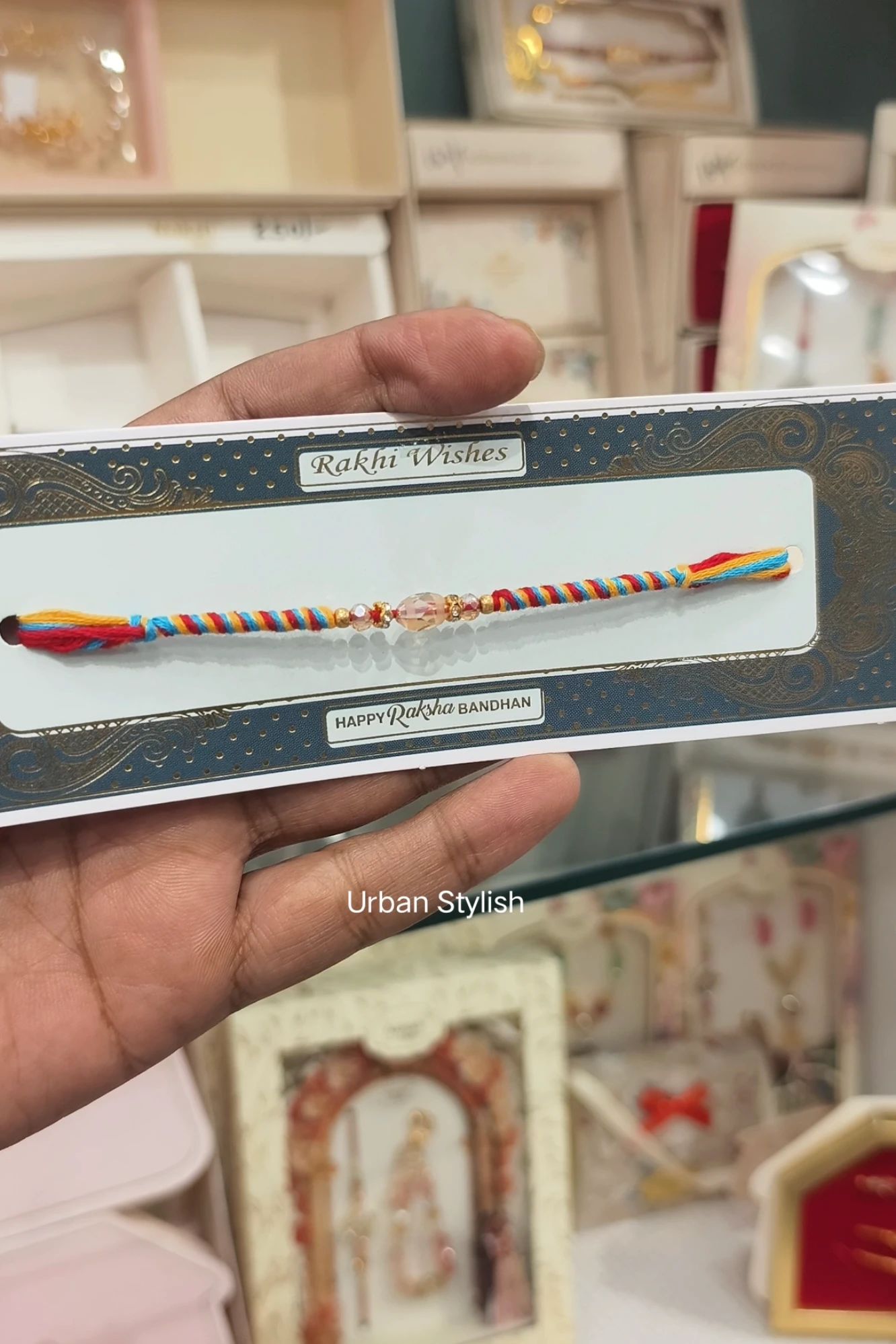 MULTI COLOUR THREAD RAKHI (A33)
