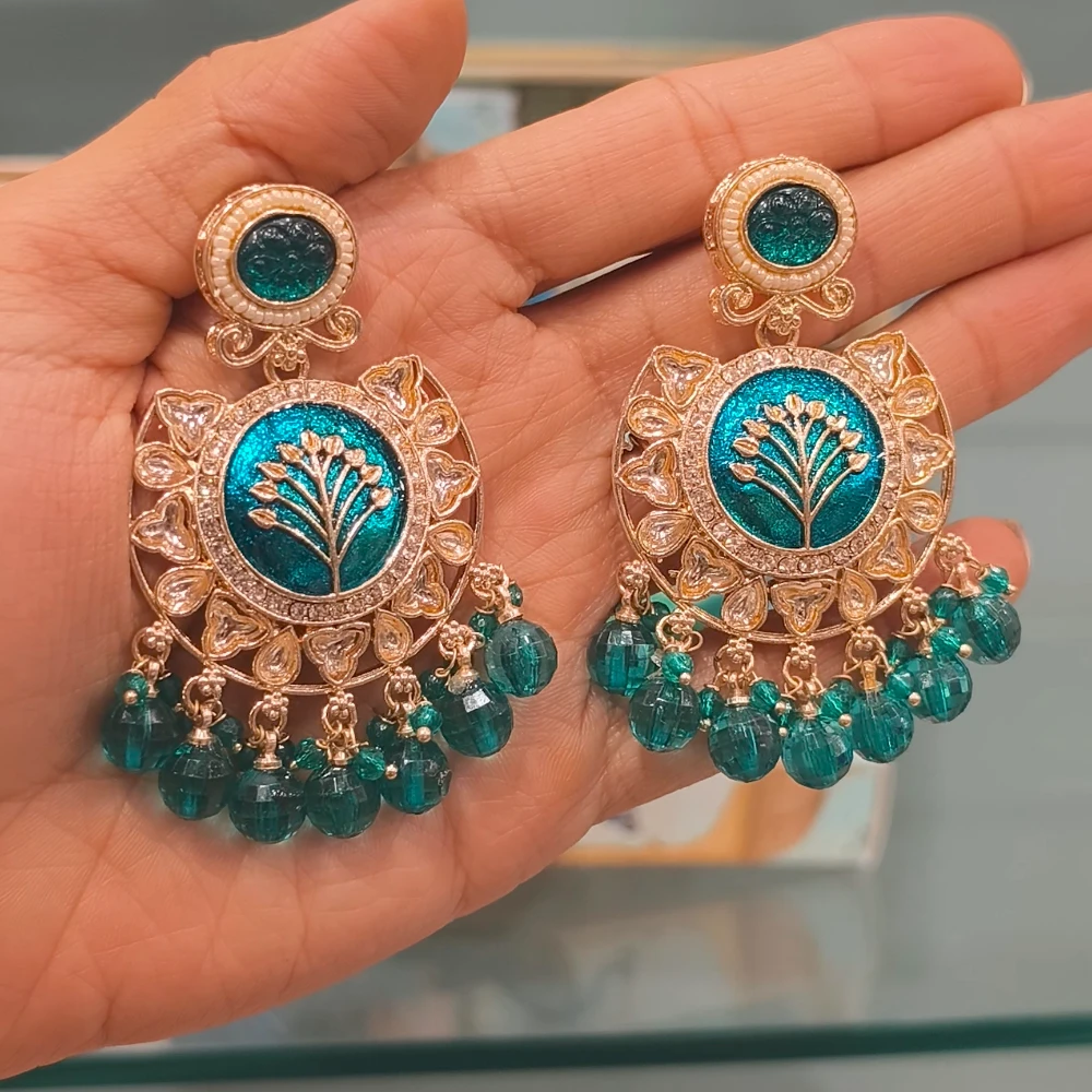 PEACOCK SABYASACHI EARRINGS
