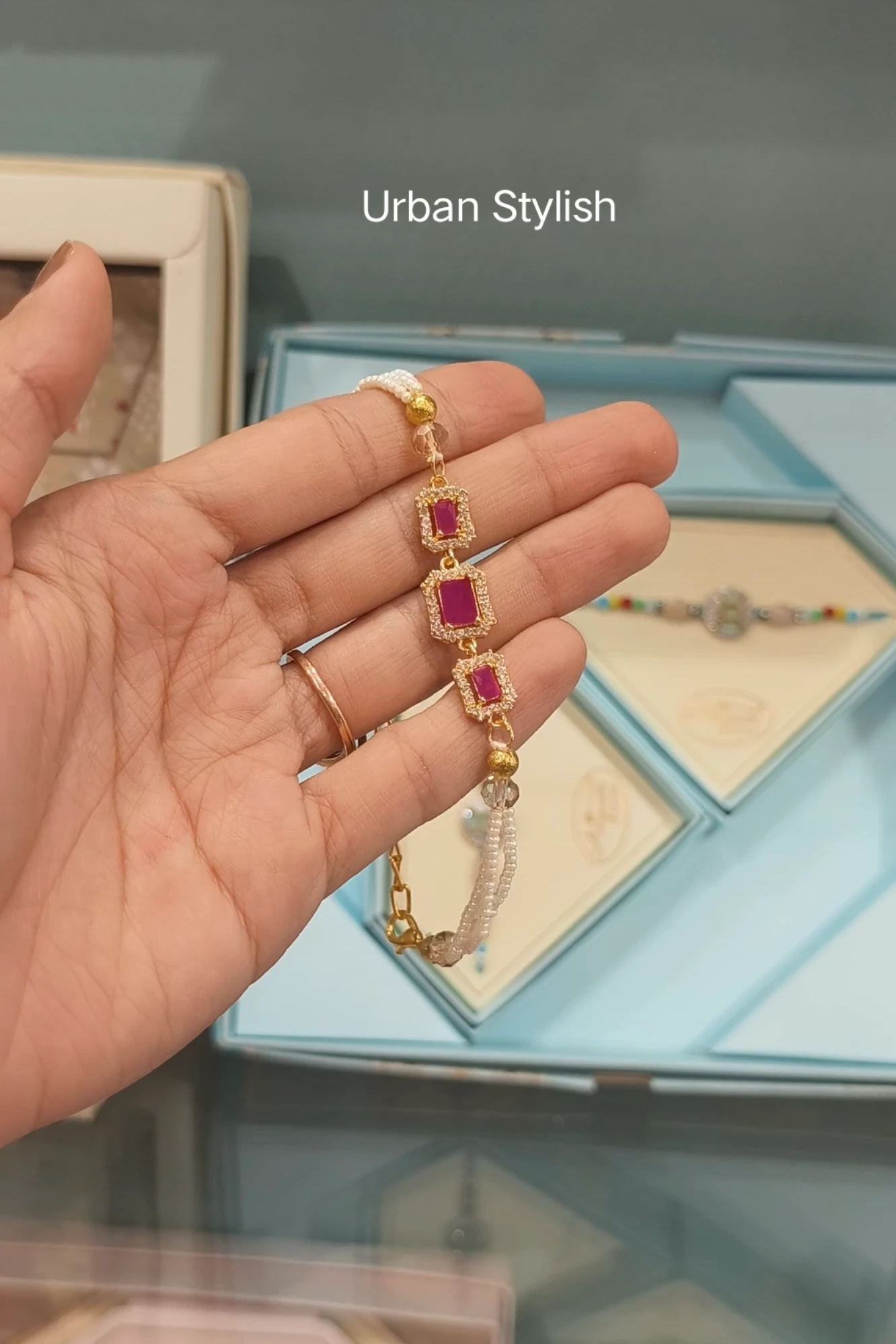 SOFIA DARK PINK RAKHI (7422)