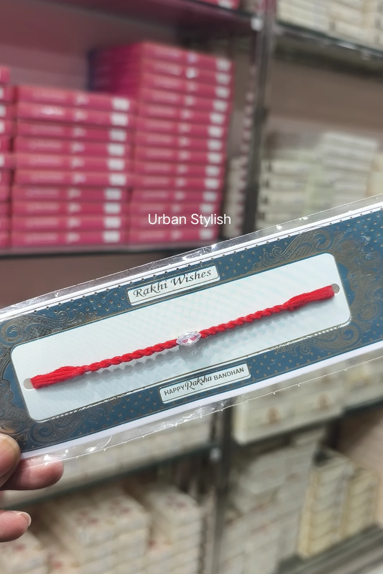 NAZREEN RED RAKHI (A23)