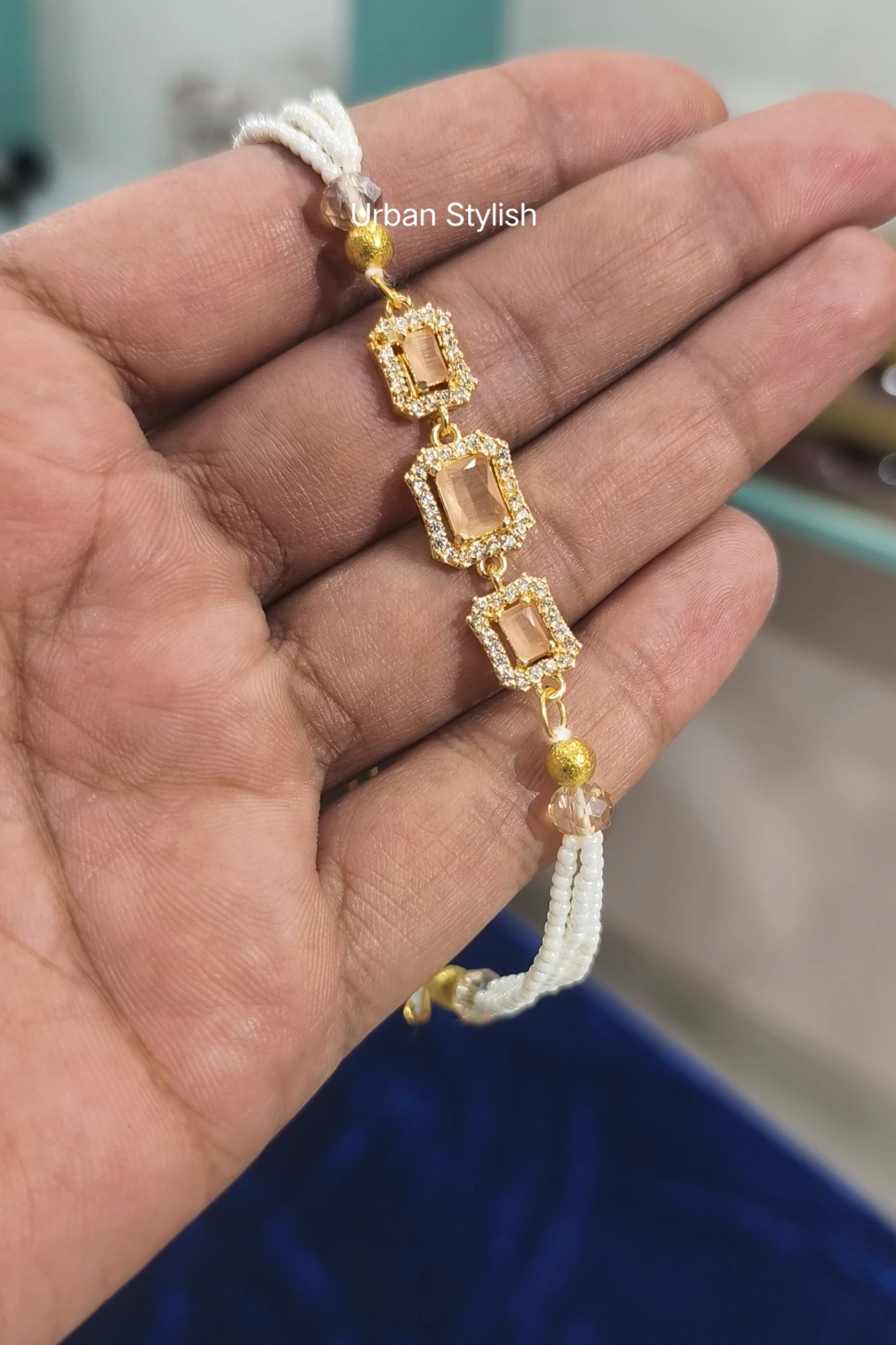 SOFIA PEECHE COLOUR RAKHI (7422)