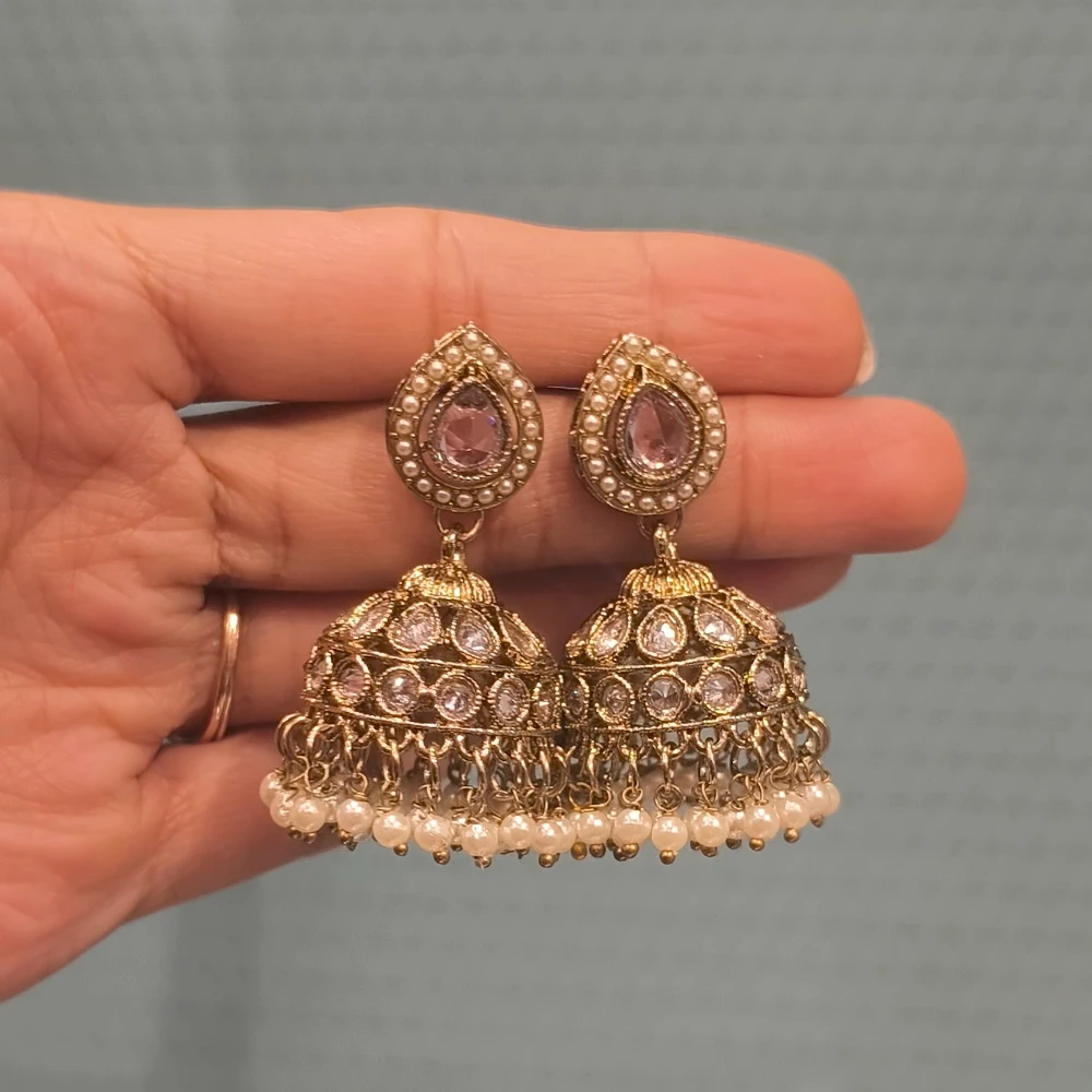 AZZEZ PINK PAKISTANI JHUMKI