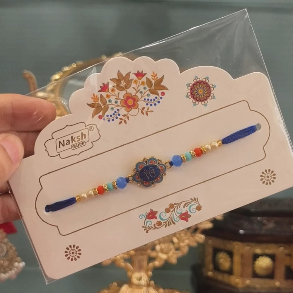 Ek onkar blue rakhi A38