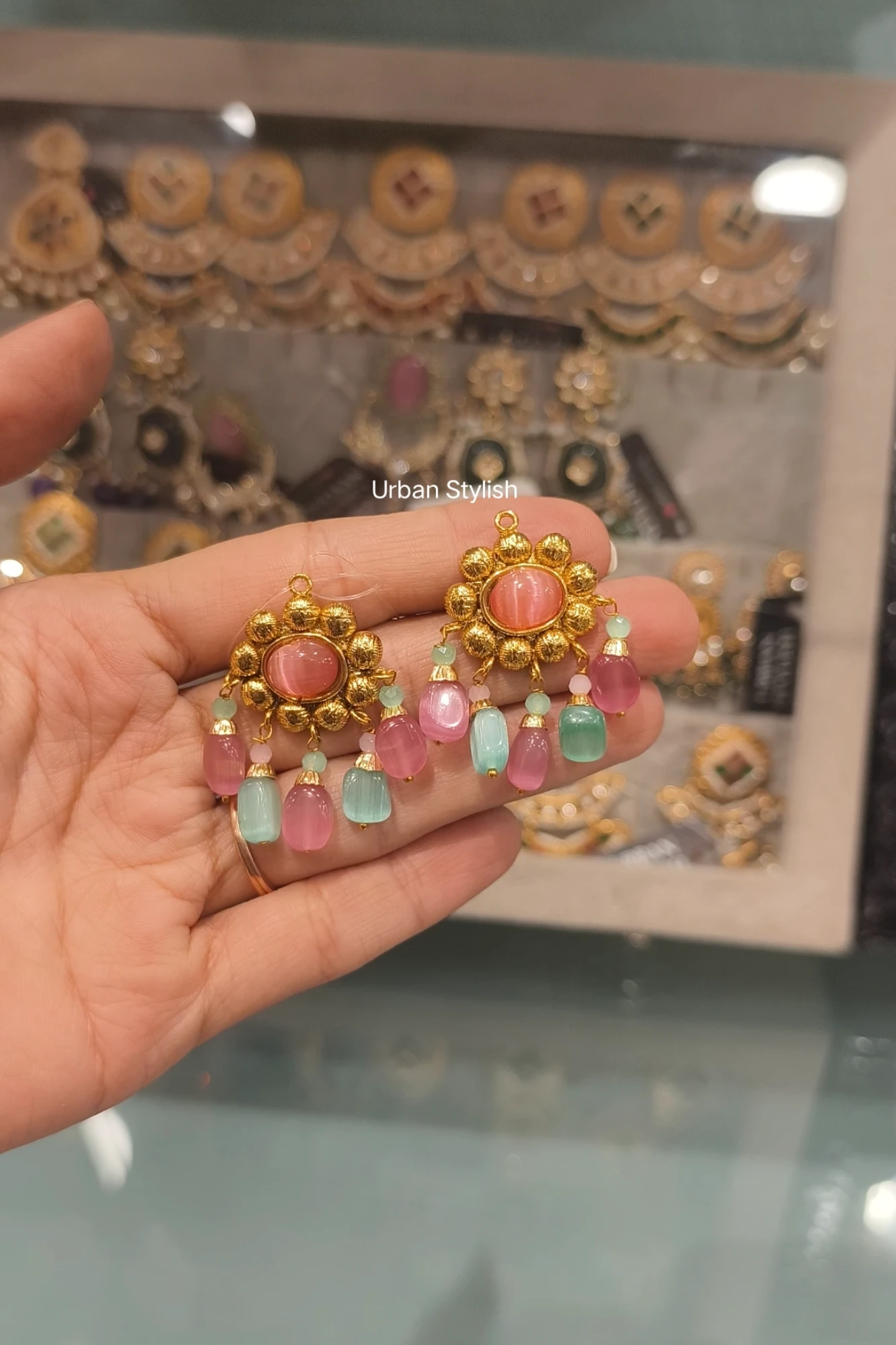 BILQIS GOLD PLATED EARRINGS