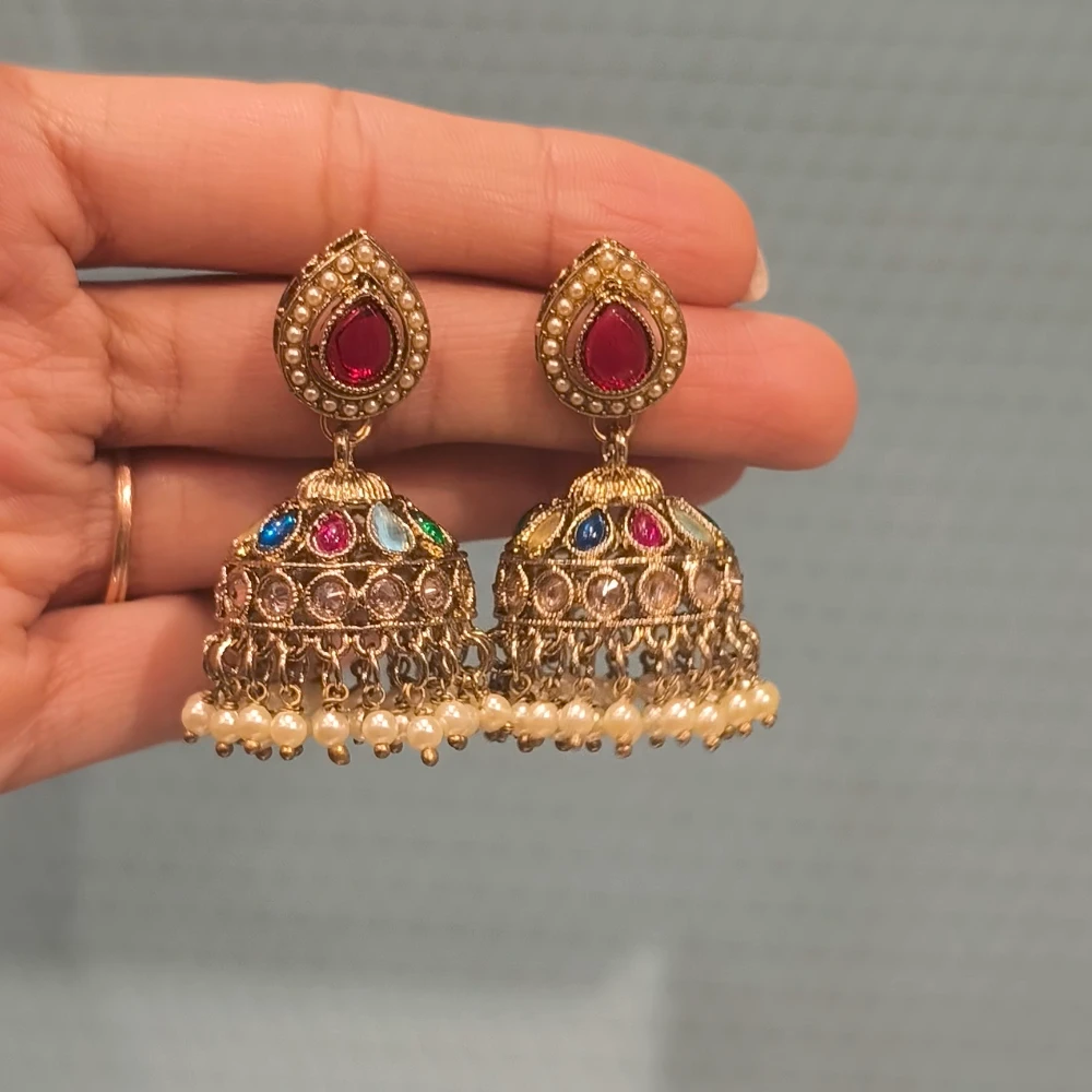 AZZEZ MULTI PAKISTANI JHUMKI