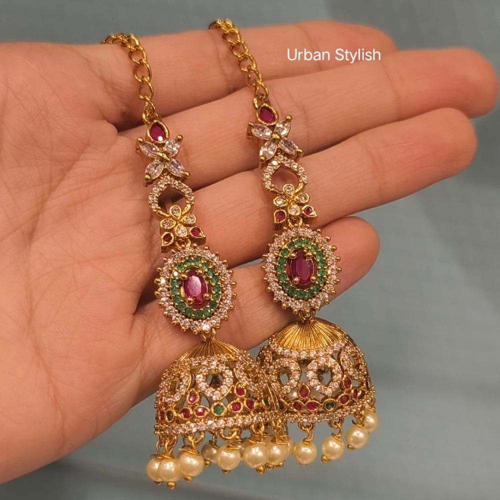 ZEINAB AMERICAN DIAMOND EARRINGS