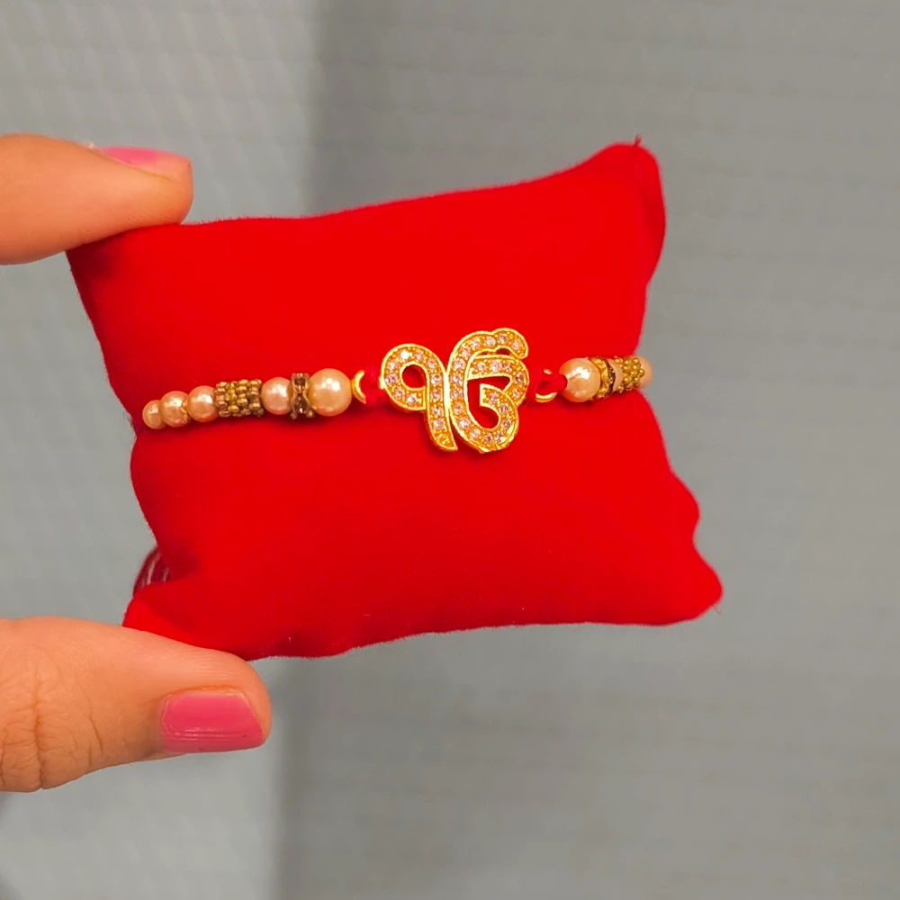 EK ONKAR CUSHION RAKHI