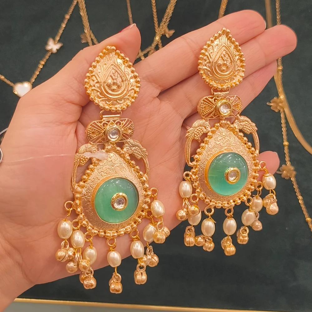 HAMIA GOLDEN REPLICA EARRINGS