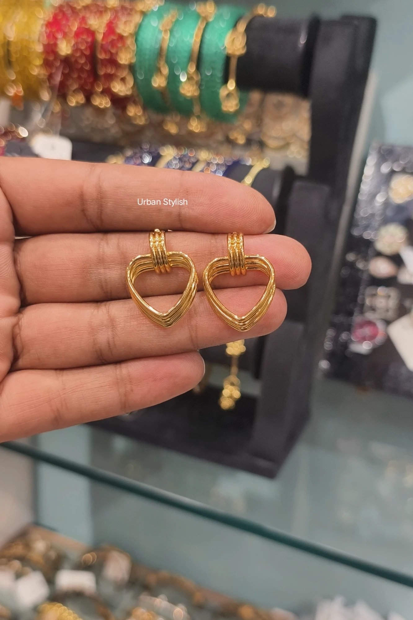 HAMZA STAINLESS STEEL EARRINGS