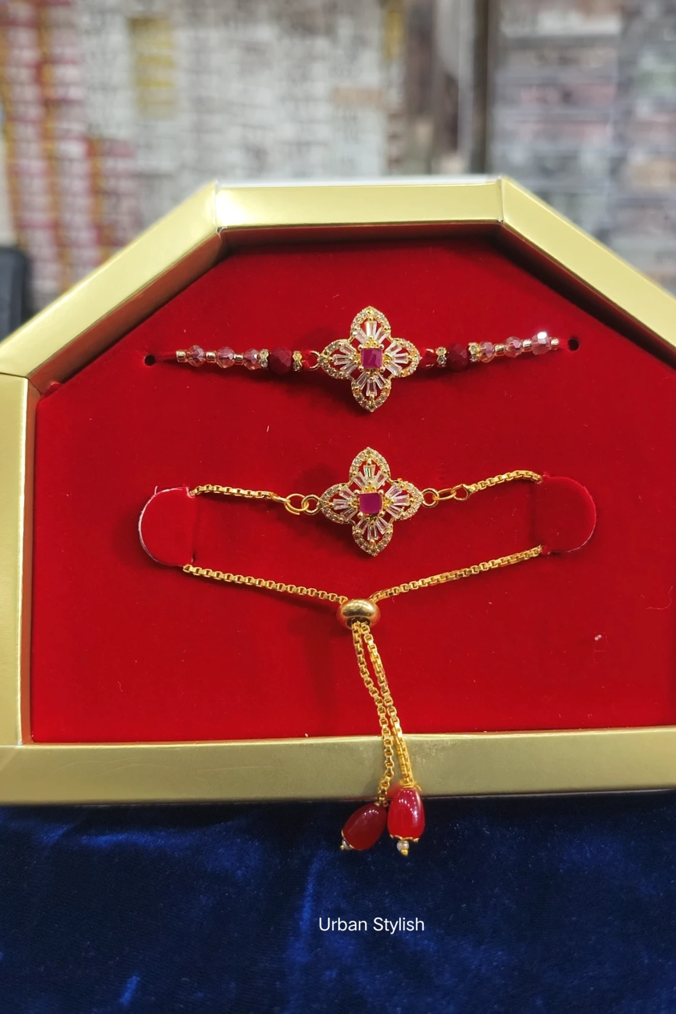 GUL E NOOR REF FLOWER BHAI BHABHI RAKHI (8301)