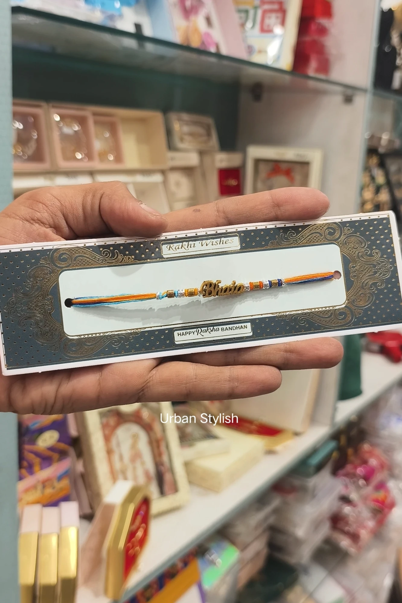 BHAI THREAD GREEN RAKHI (A30)