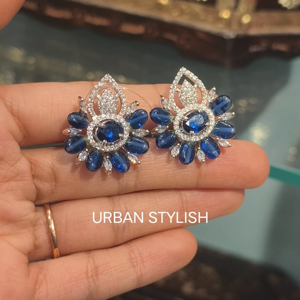 AD BLUE EARINGS