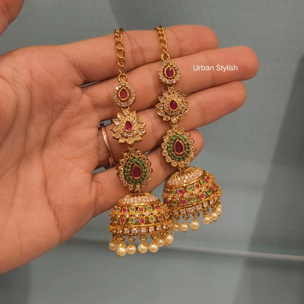 HAFSA AMERICAN DIAMOND EARRINGS