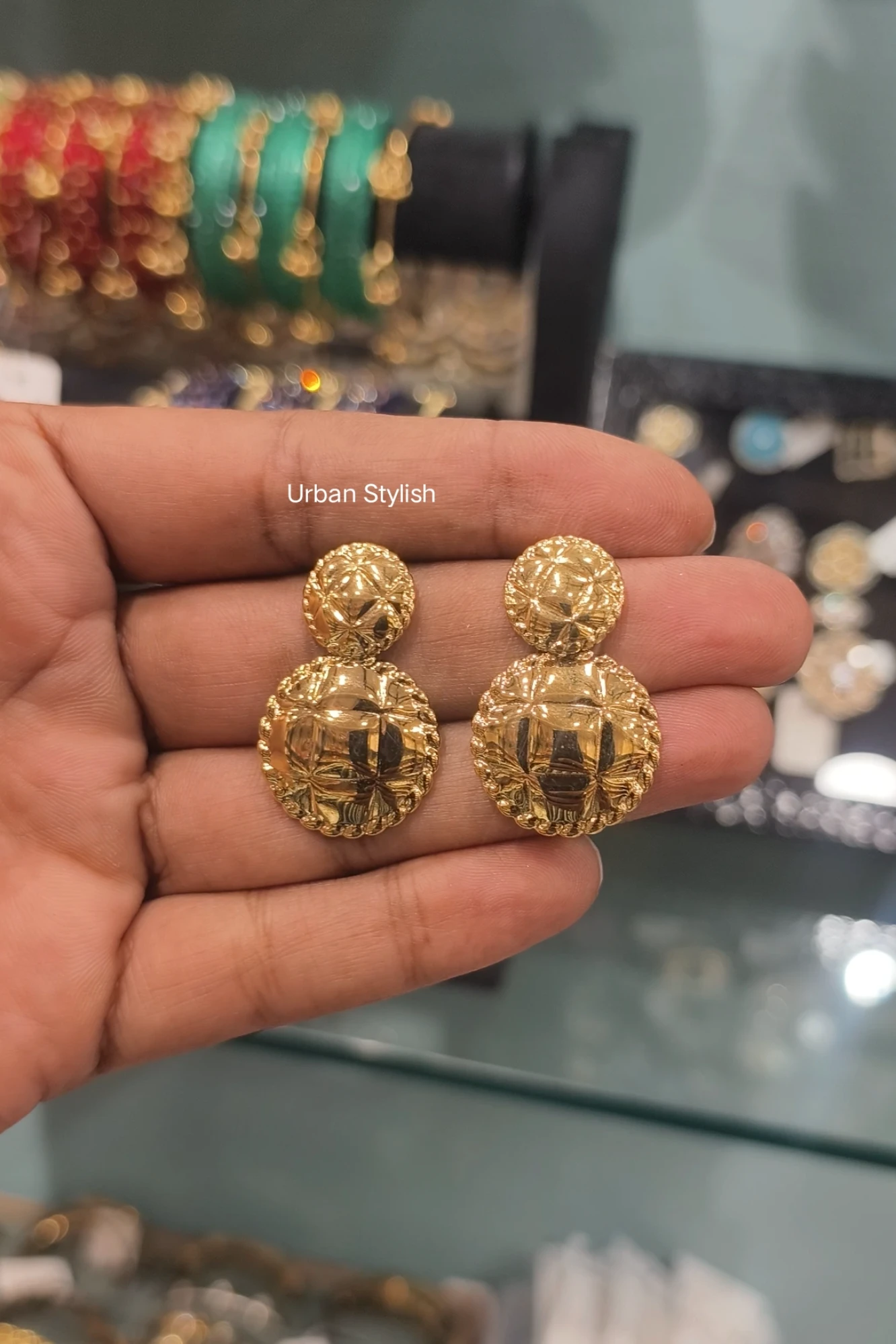 NAAZ STAINLESS STEEL EARRINGS