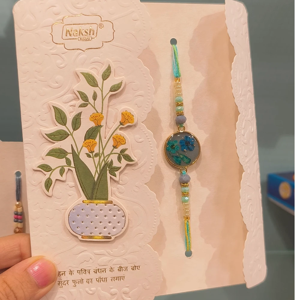 RESIN BLUE RAKHI