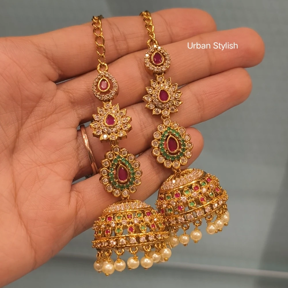 HAFSA AMERICAN DIAMOND EARRINGS