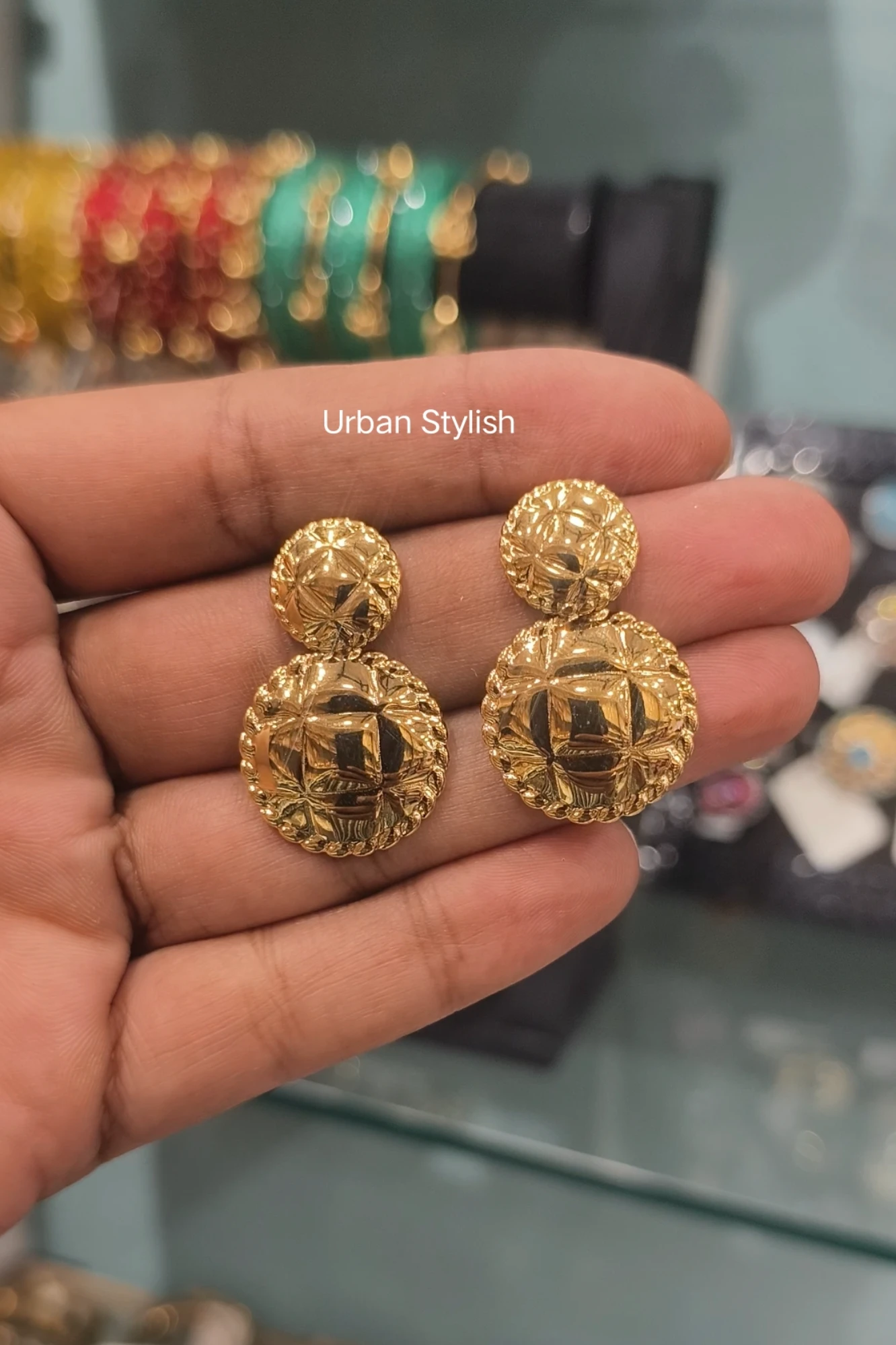 NAAZ STAINLESS STEEL EARRINGS