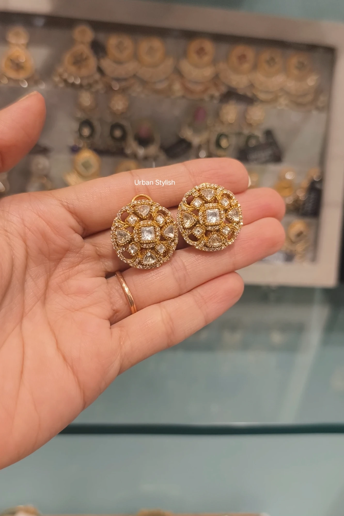 IQRA MOSSIONITE STUDS