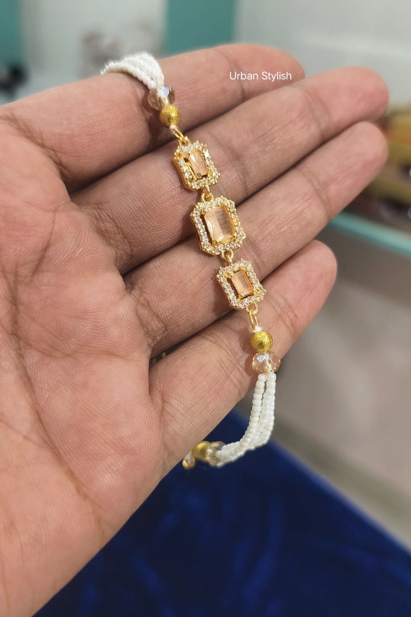 SOFIA PEECHE COLOUR RAKHI (7422)