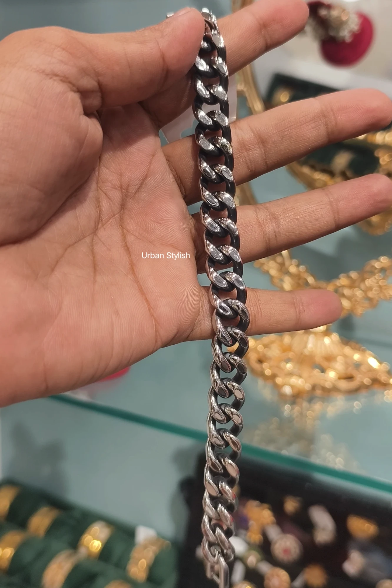 IMPERIAR BLACK BRACELET FOR MAN'S (16A)