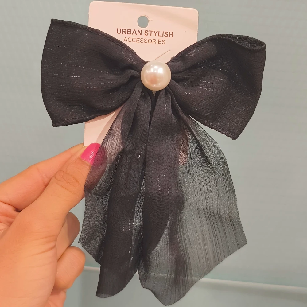 SEHAR BLACK HAIR BOW
