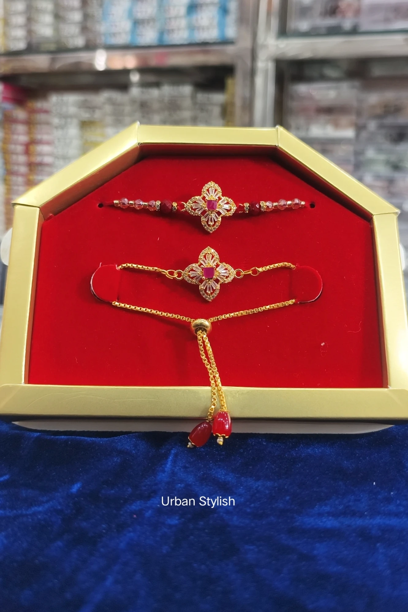 GUL E NOOR REF FLOWER BHAI BHABHI RAKHI (8301)