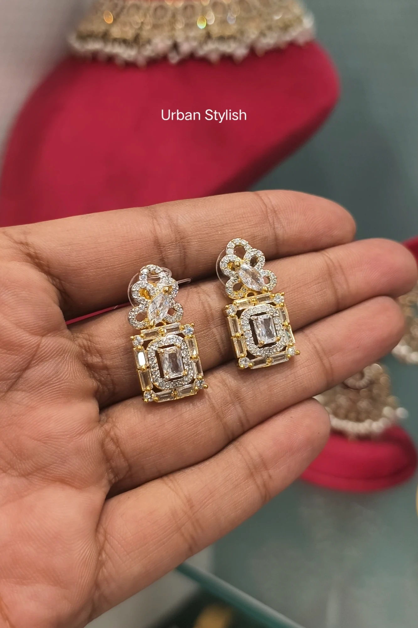 KAREEM WATER COLOUR AD EARRINGS (7A)