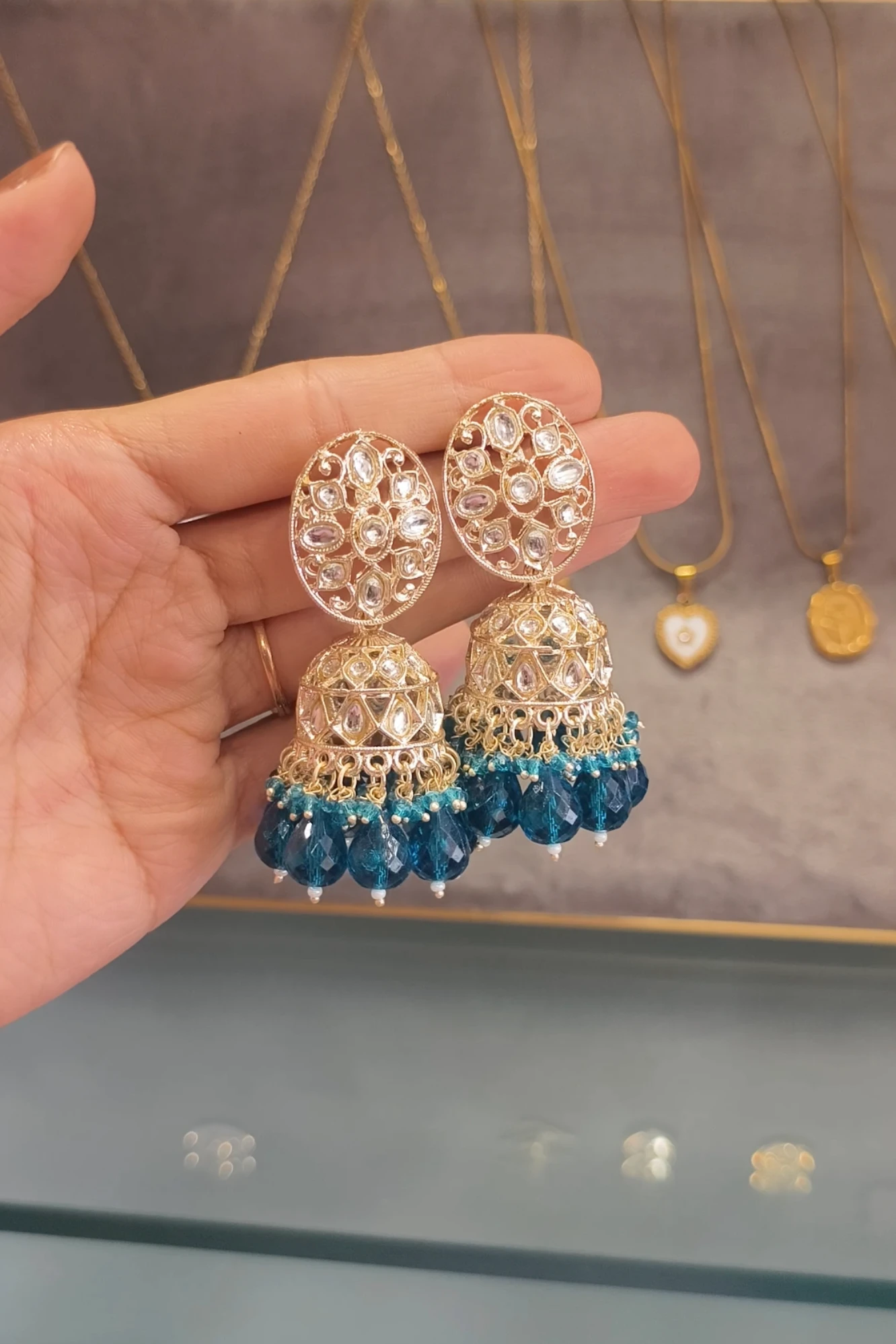 JASMEEN PECKOOK COLOUR JHUMKI (A1)