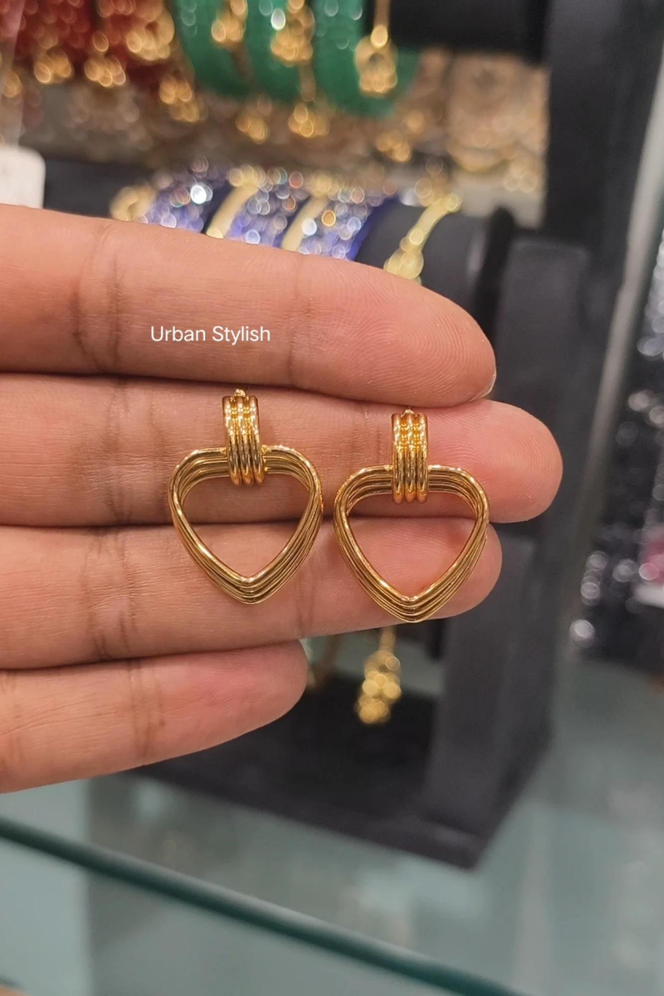 HAMZA STAINLESS STEEL EARRINGS