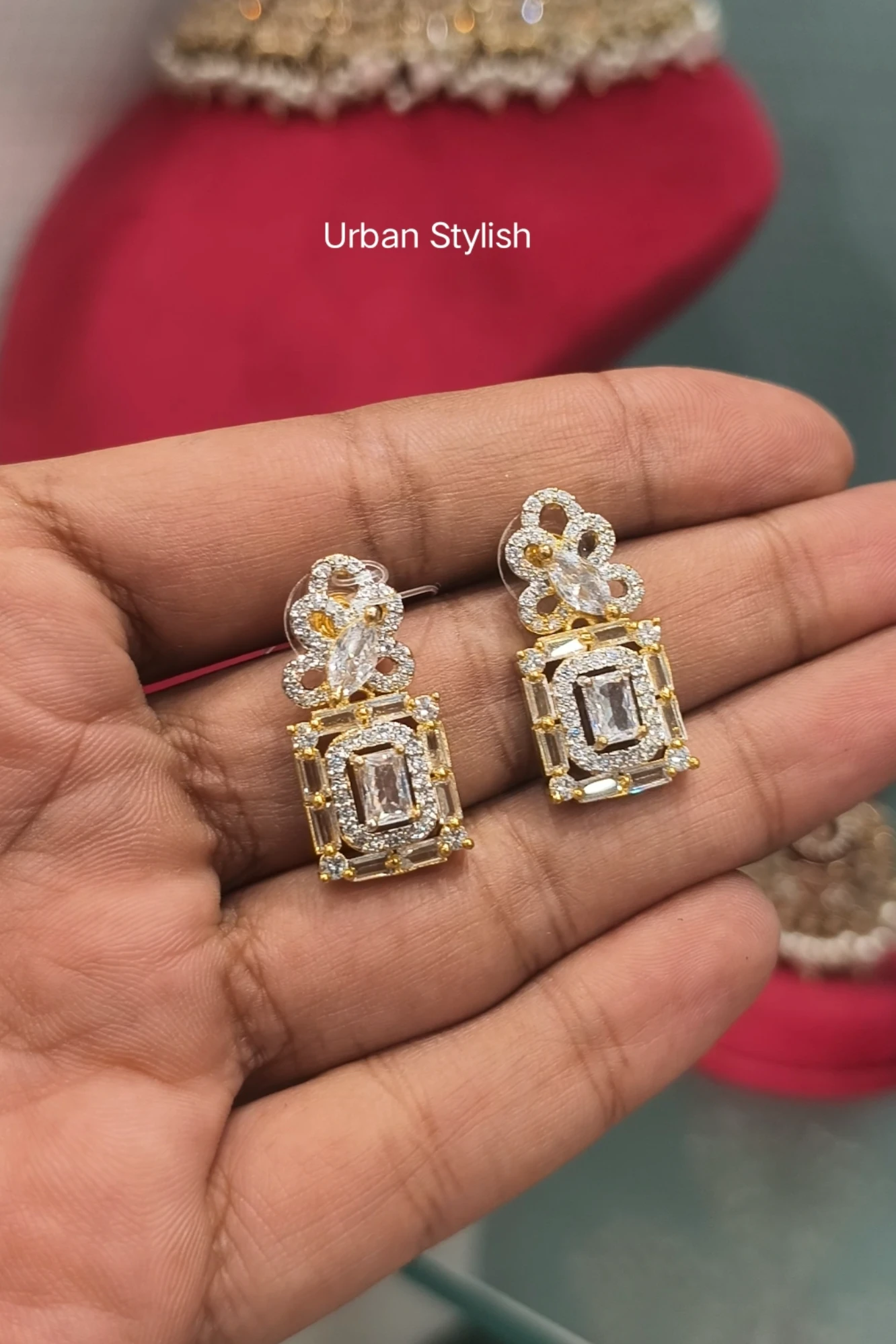 KAREEM WATER COLOUR AD EARRINGS