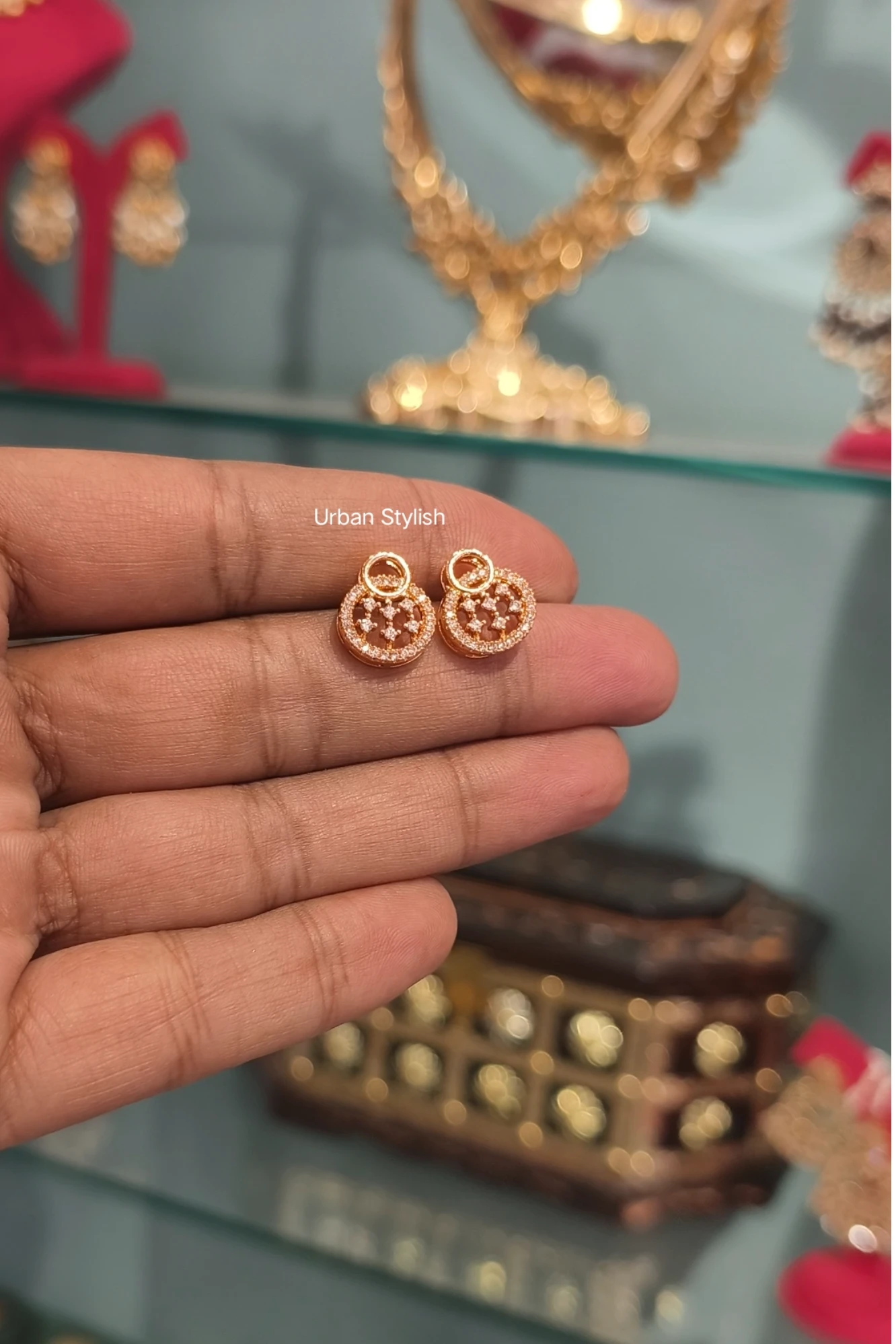 ZAIRA AMERICAN DIAMOND STUDS
