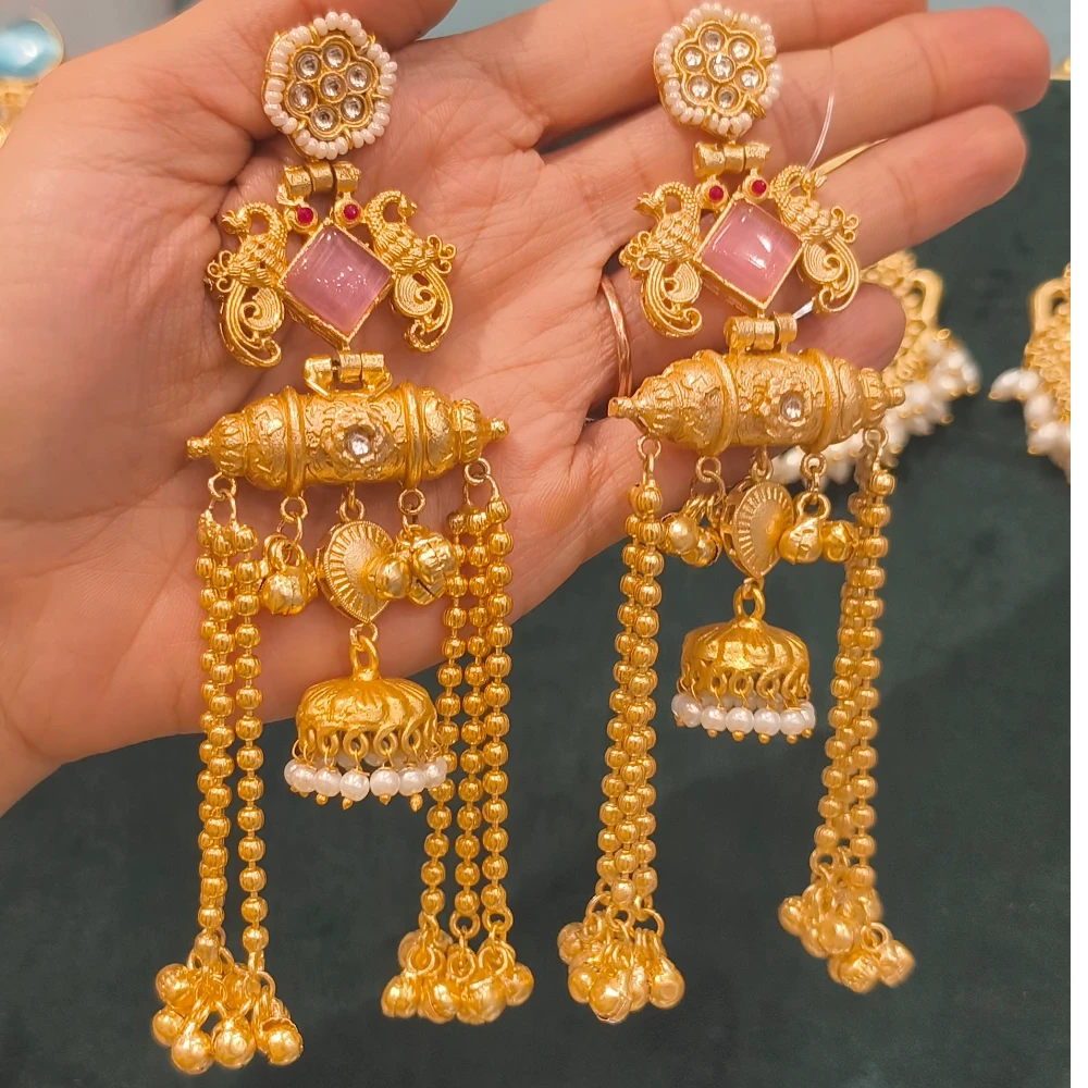 DIMA PINK GOLD REPLICA EARRINGS