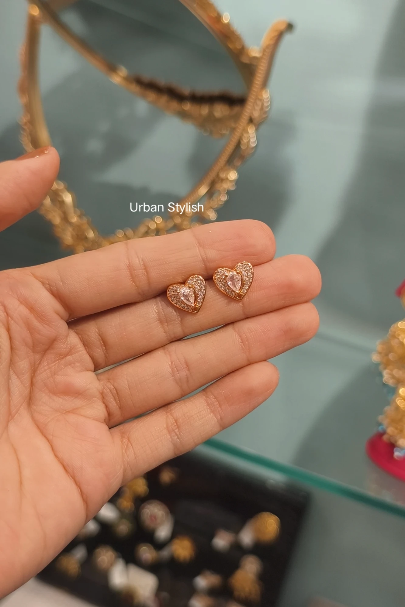 GLORIOUS HEART AD STUDS