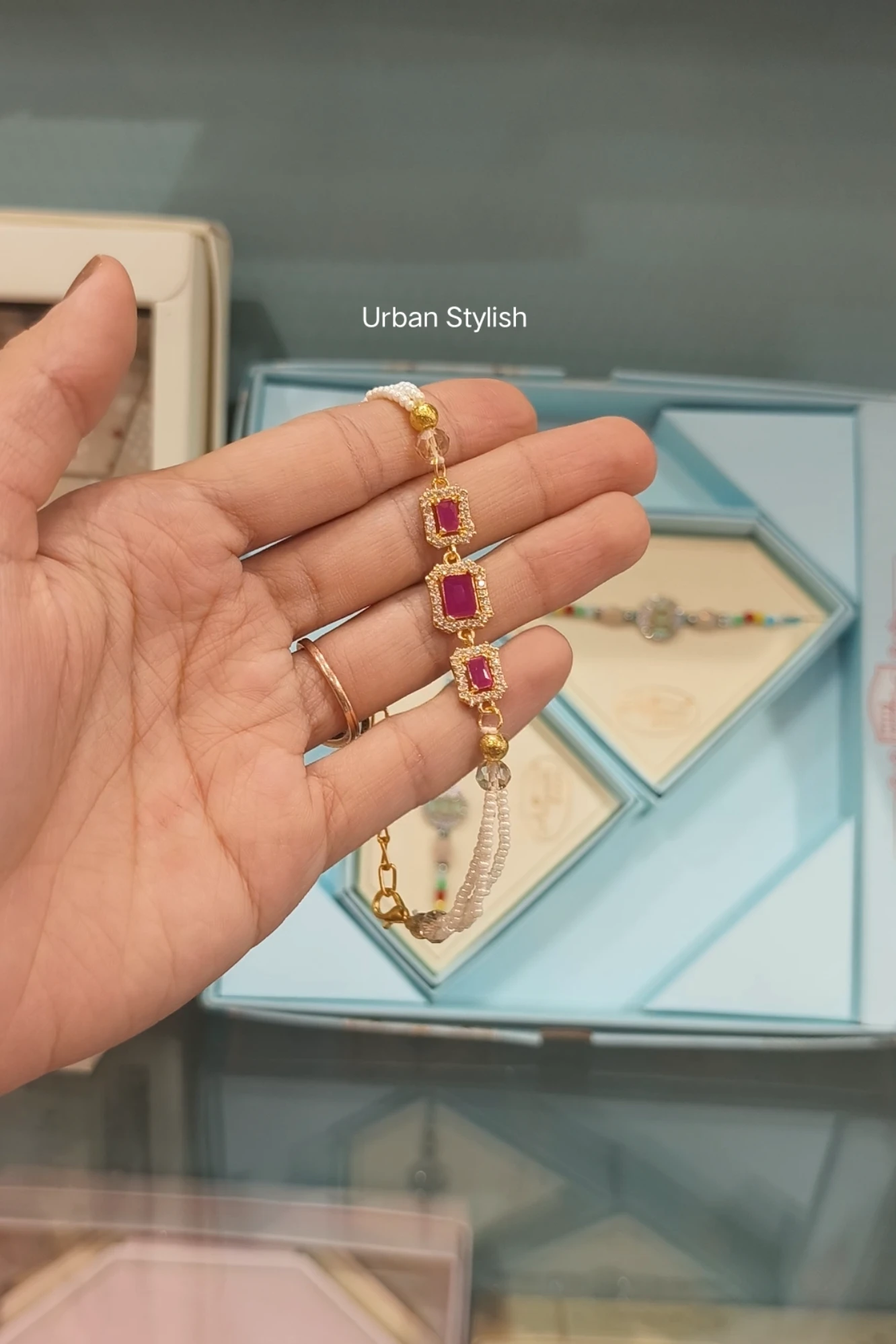 SOFIA DARK PINK RAKHI (7422)