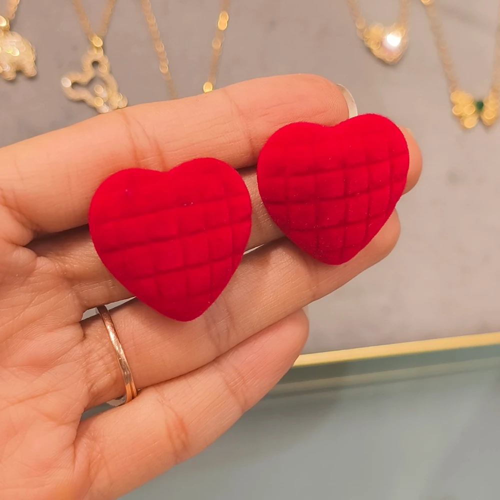 RED HEART EARRINGS