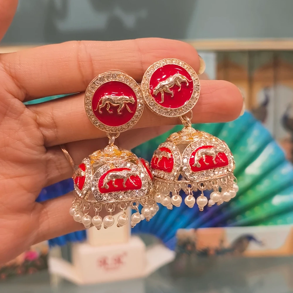 ORANGE SABYASACHI JHUMKI