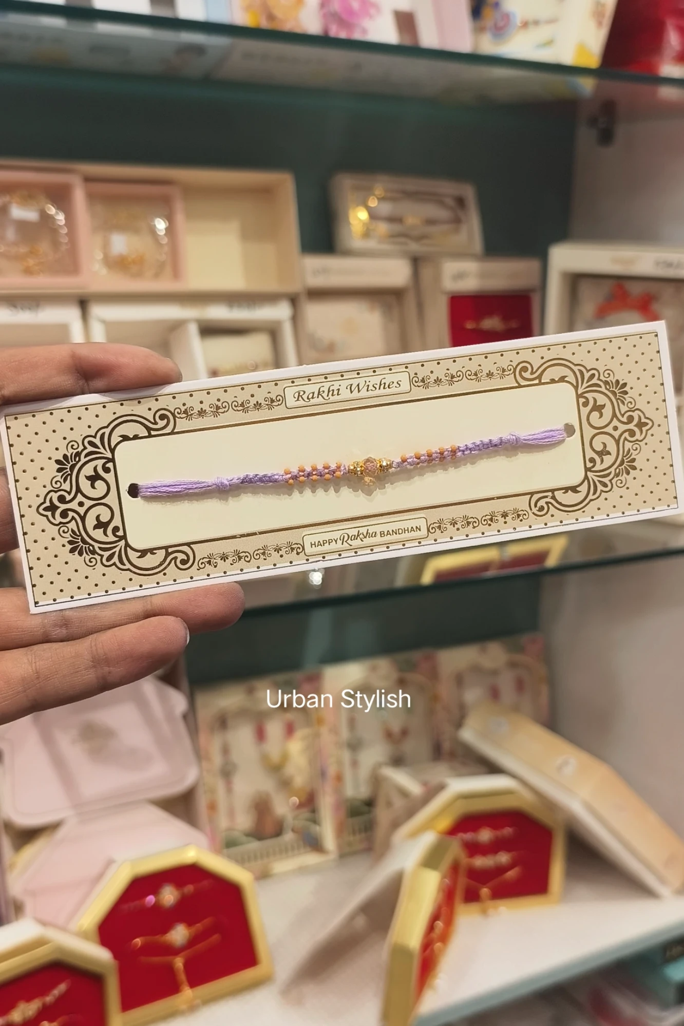 LAVENDER LOVE THREAD RAKHI (26)