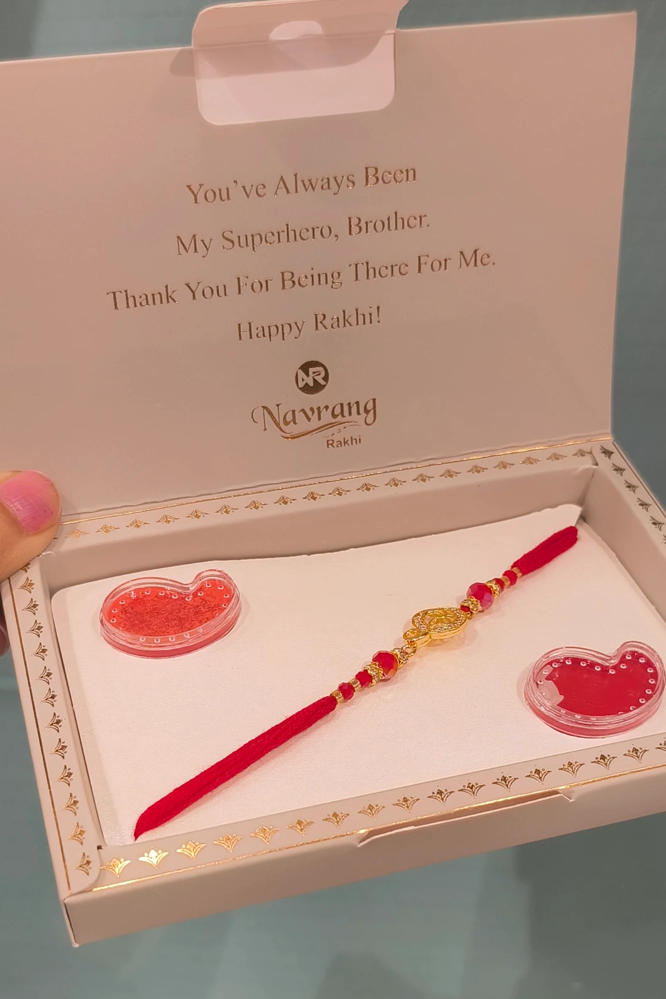 HANIA RED RAKHI