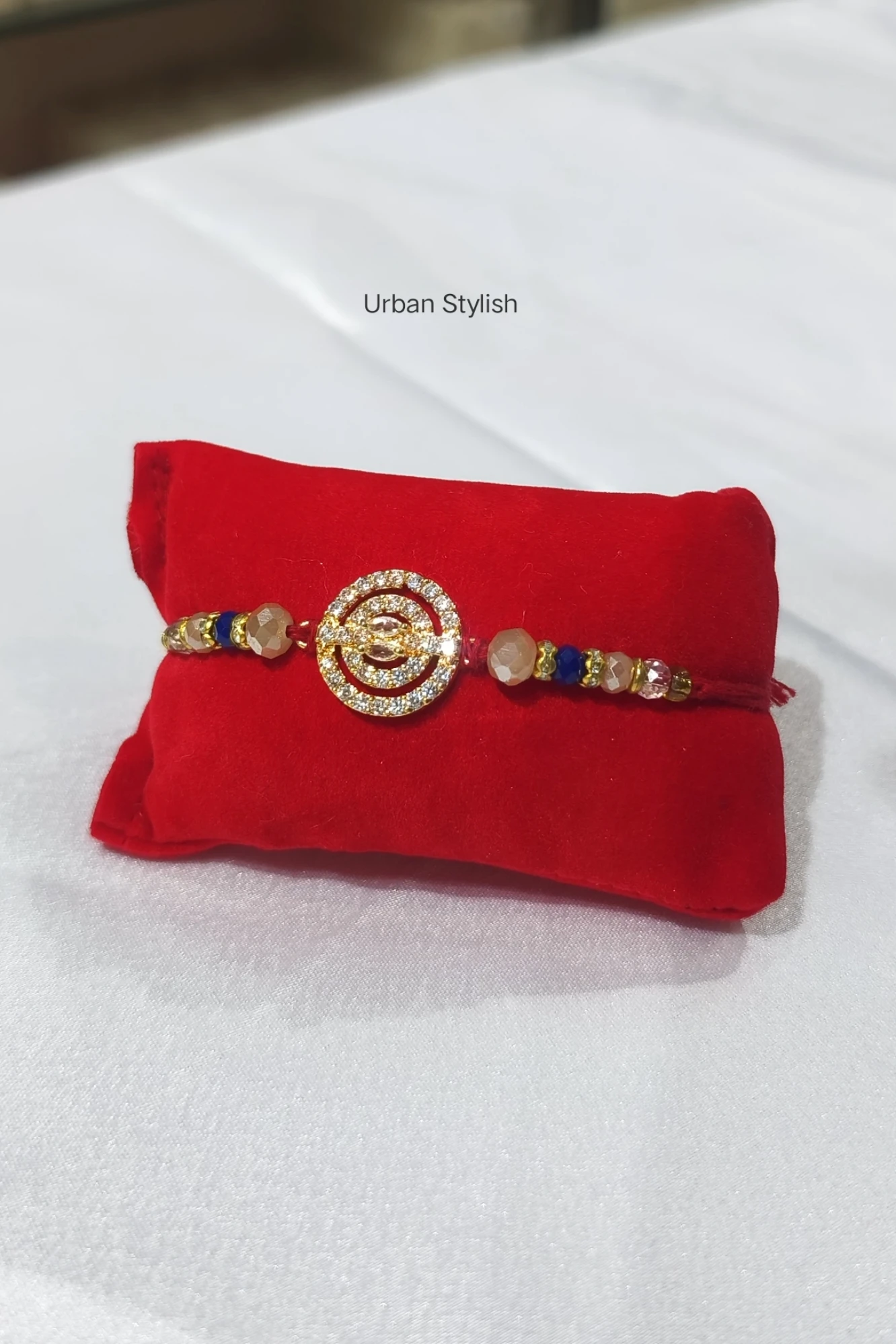 TWO LYER BLUE RAKHI (A21)