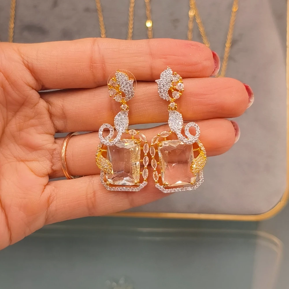 REHMAT GOLDEN AD EARRINGS