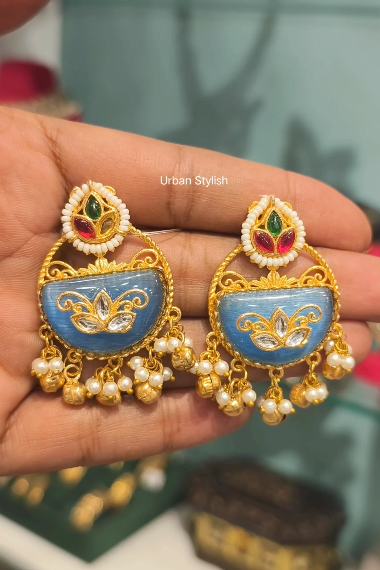 ALINA KASHMIRI EARRINGS