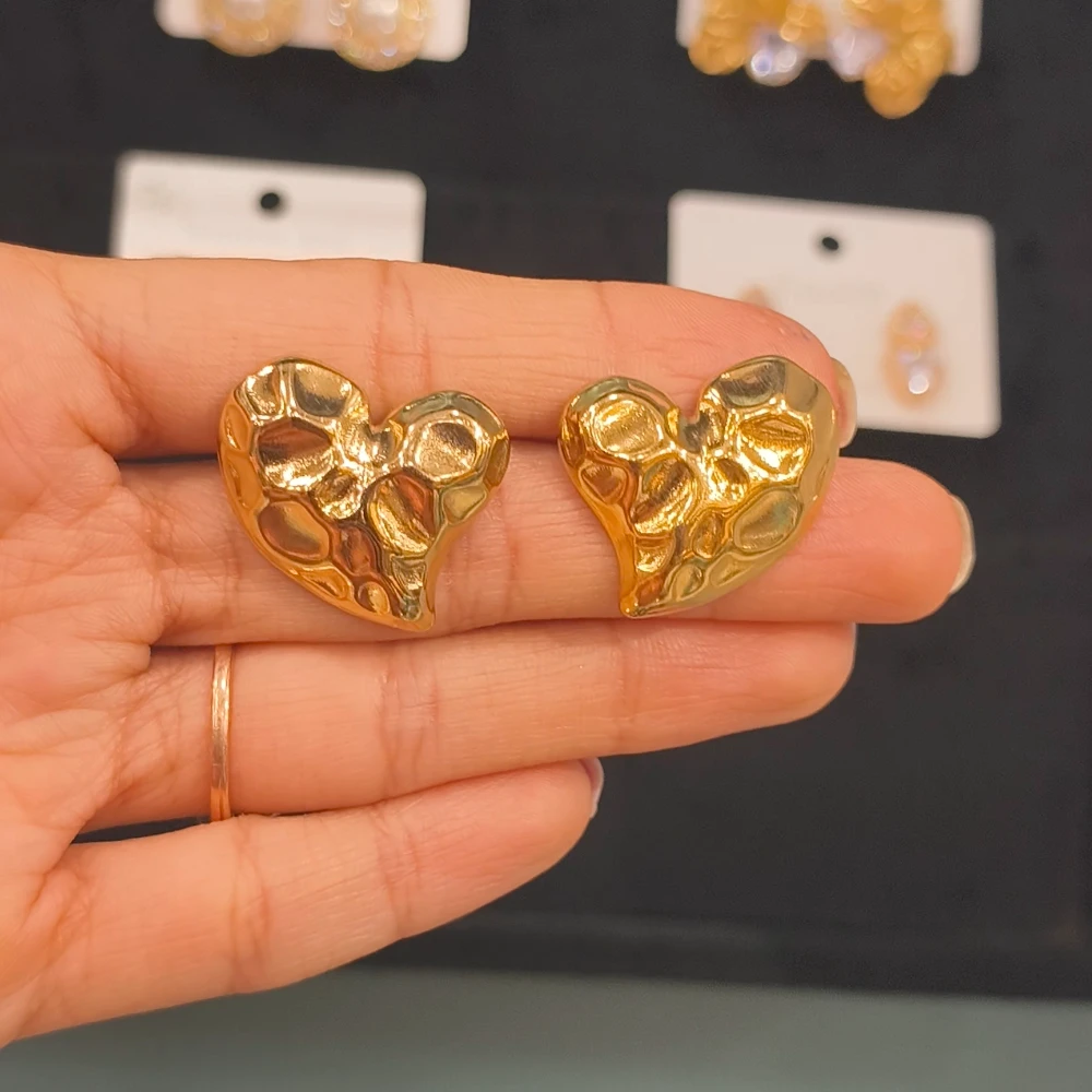 Stainless Steel Love Earrings