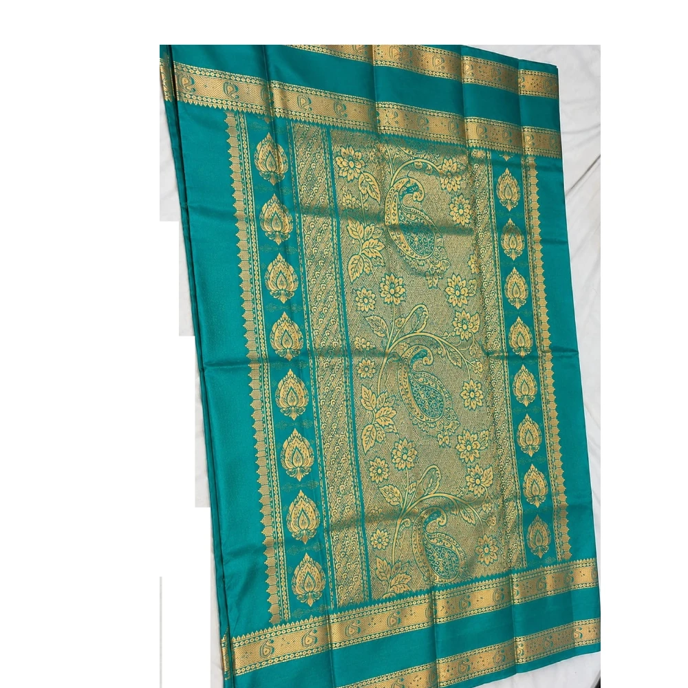 Purple Kanchipuram Pure Silk Saree with Blouse