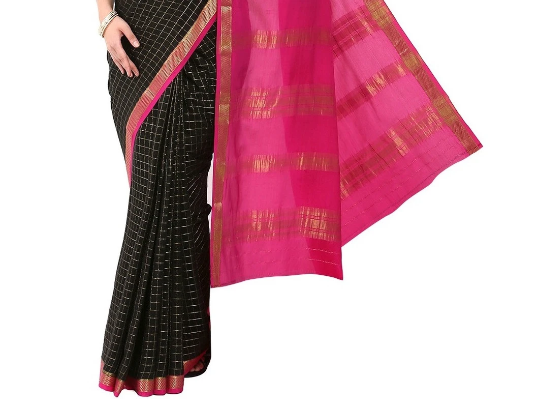 Sophisticated Pure Mysore Silk Saree in Steel Blue & Zari Border