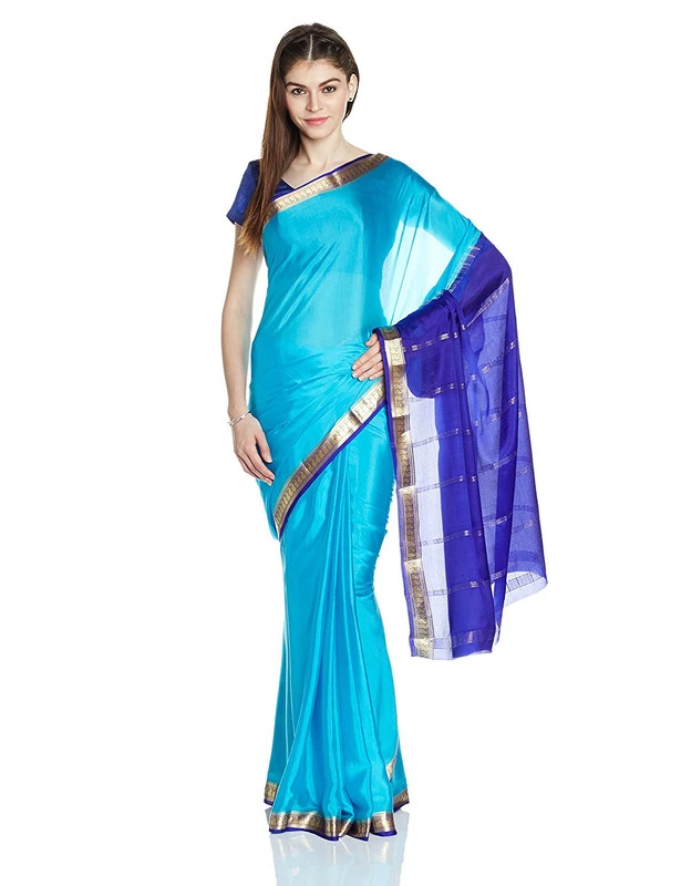 Stunning Pure Mysore Silk Saree in Coral Red with Pattern & Zari Border